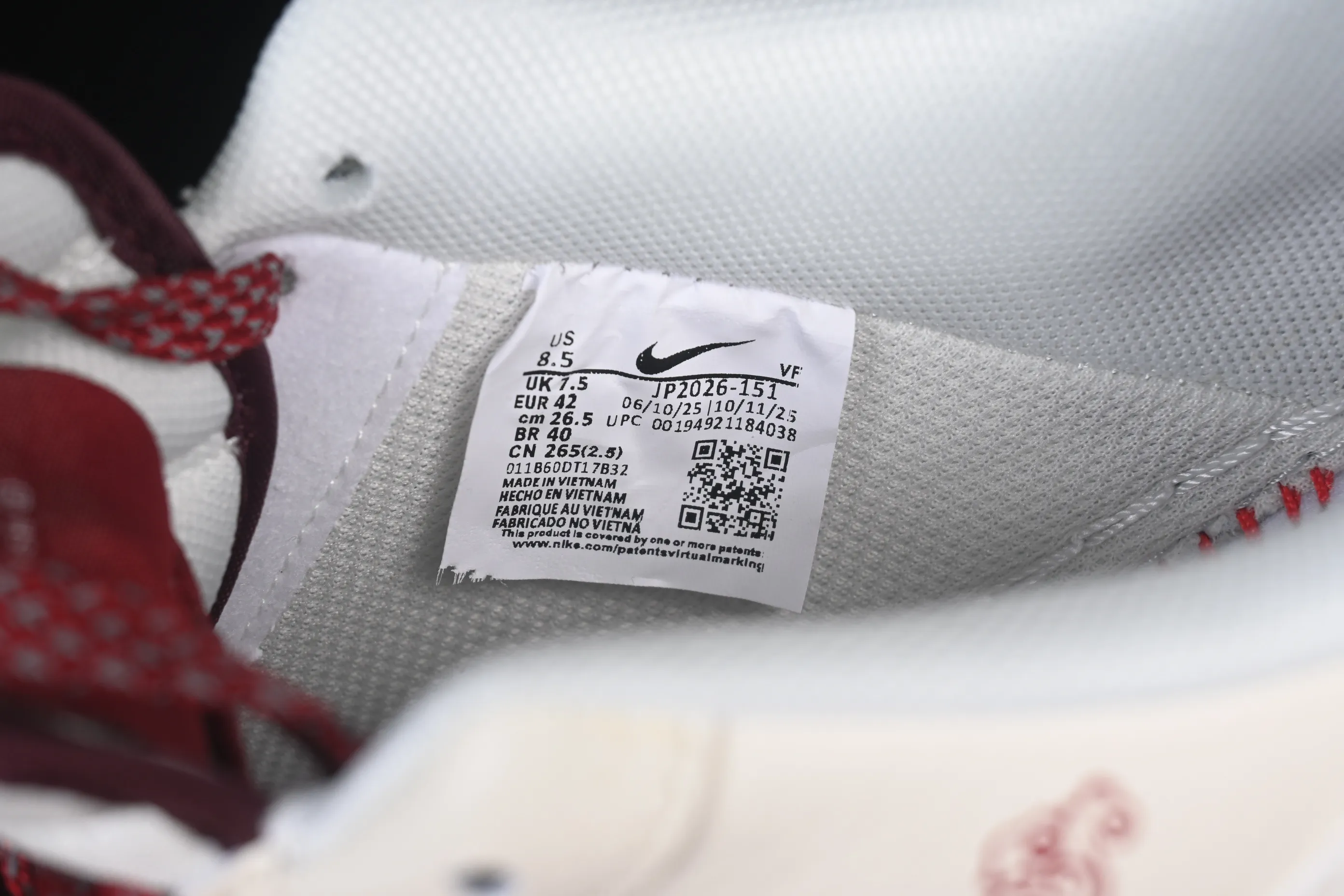 All categories Nk Air Force 1 Air Force series Nk Air Force 1 Low Air Force low-top Nike Air Force 1'07 Low Year of the Horse limited edition red and white contrast Air Force 1 low-top casual sneakers JP2026-151